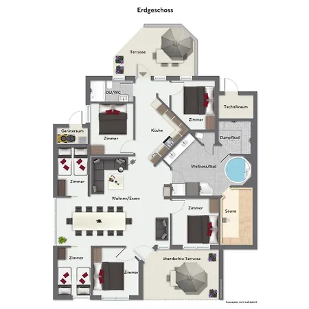 Strandblick - Dorf 1 09 Feriehus Priwall